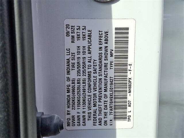 2020 Honda CR-V Hybrid Touring