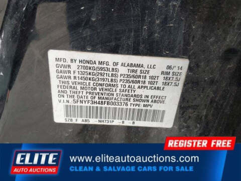 2015 Honda Pilot EX