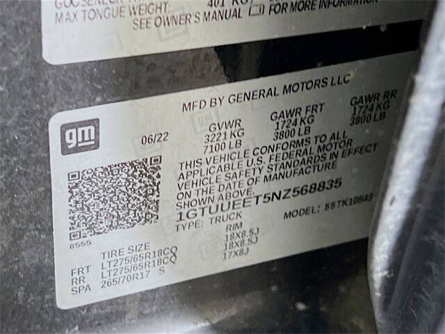 2022 GMC Sierra 1500