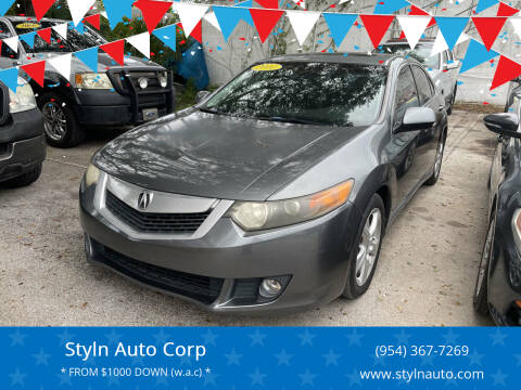 2010 Acura TSX for sale at Styln Auto Corp in West Park FL