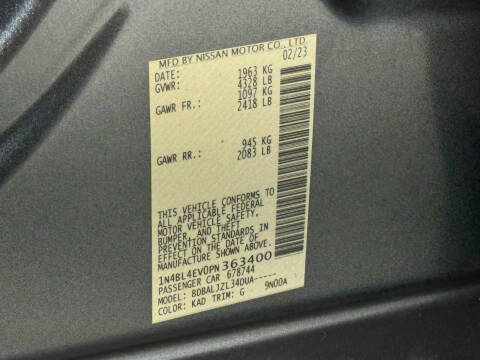 2023 Nissan Altima 2.5 SL