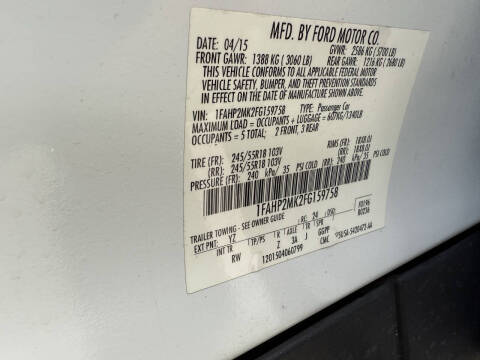 2015 Ford Taurus Police Interceptor