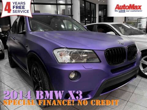 2014 BMW X3 for sale at Auto Max in Hollywood FL