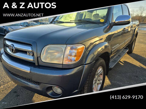 2006 Toyota Tundra for sale at A & Z AUTOS in Westfield MA