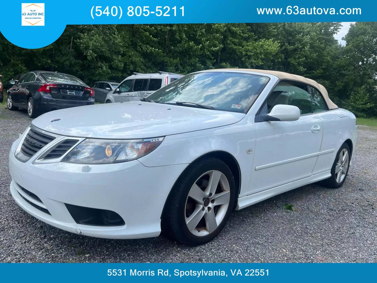 2011 Saab 9-3 for sale at 63 Auto Inc in Spotsylvania, VA