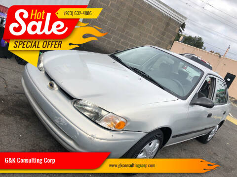 2000 Chevrolet Prizm for sale at G&K Consulting Corp in Fair Lawn NJ
