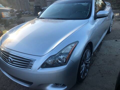2012 Infiniti G37 Convertible for sale at EADS AUTO SALES in Arlington TN