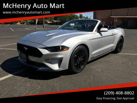 2018 Ford Mustang for sale at McHenry Auto Mart in Modesto CA