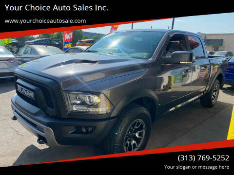 2016 RAM 1500 for sale at Your Choice Auto Sales Inc. in Dearborn MI