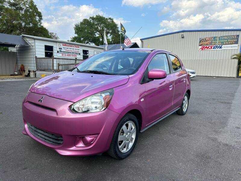 2014 Mitsubishi Mirage for sale at RoMicco Cars and Trucks in Tampa FL