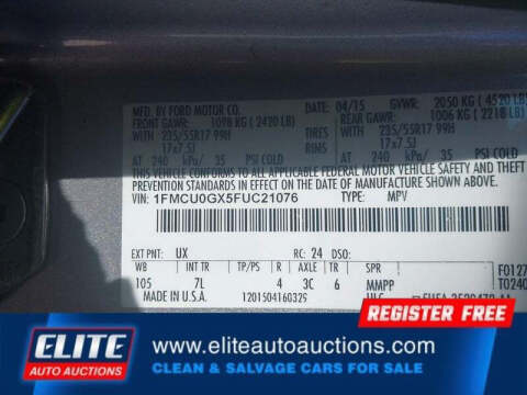 2015 Ford Escape SE