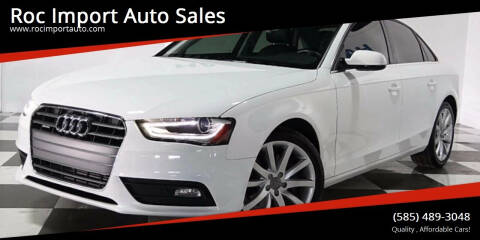 2013 Audi A4 for sale at Roc Import Auto Sales in Rochester NY