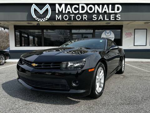 2015 Chevrolet Camaro for sale at MacDonald Motor Sales in High Point NC