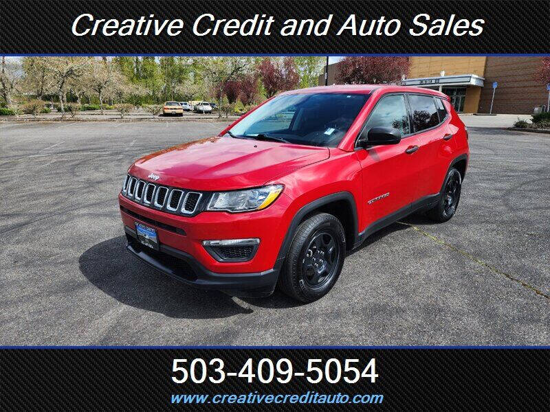 2018 Jeep Compass for sale at Creative Credit & Auto Sales in Salem OR