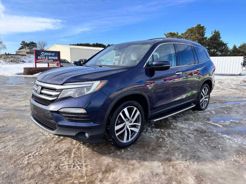 2016 Honda Pilot for sale at Spears Auto and Repair in Cadillac MI
