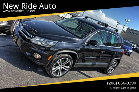 2017 Volkswagen Tiguan for sale at New Ride Auto in Rexburg ID