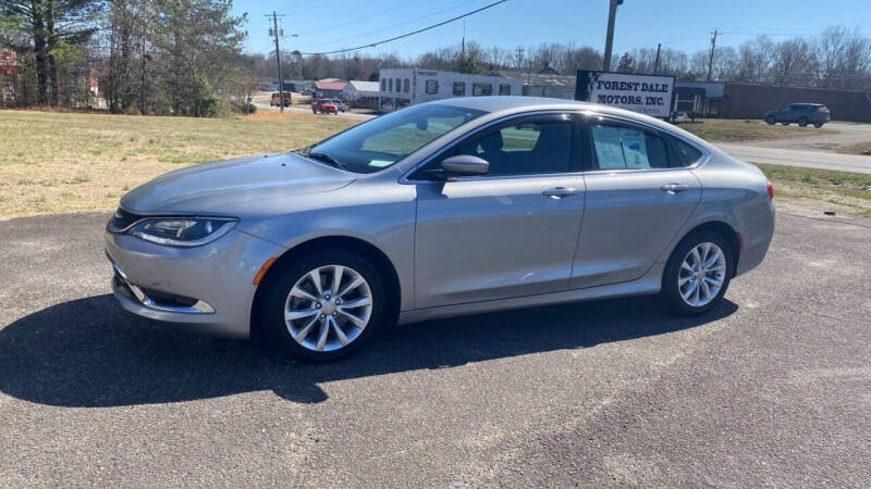 2015 Chrysler 200 for sale at Forest Dale Motors Inc in Forest City NC