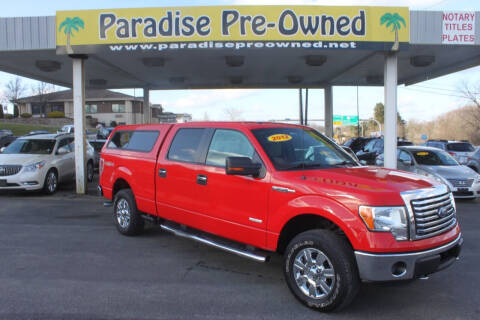 2012 Ford F-150 for sale at Paradise Pre-Owned Inc in New Castle PA