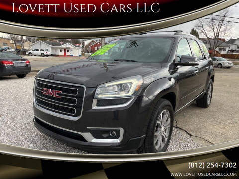 2013 GMC Acadia for sale at Lovett Used Cars LLC in Washington IN