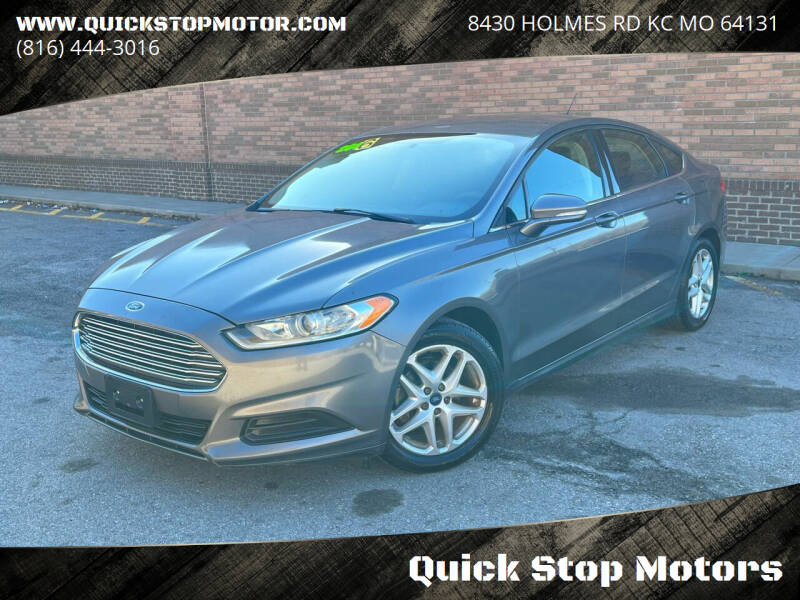 2014 Ford Fusion for sale at Quick Stop Motors in Kansas City MO