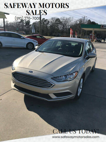 2018 Ford Fusion for sale at Safeway Motors Sales in Laurinburg NC