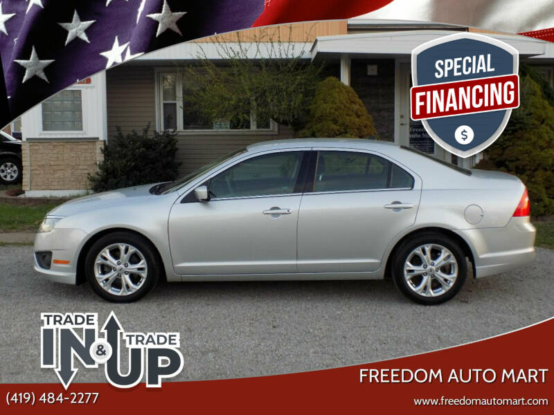 2012 Ford Fusion for sale at Freedom Auto Mart in Bellevue OH