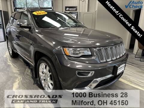 2016 Jeep Grand Cherokee for sale at Crossroads Car & Truck in Milford OH