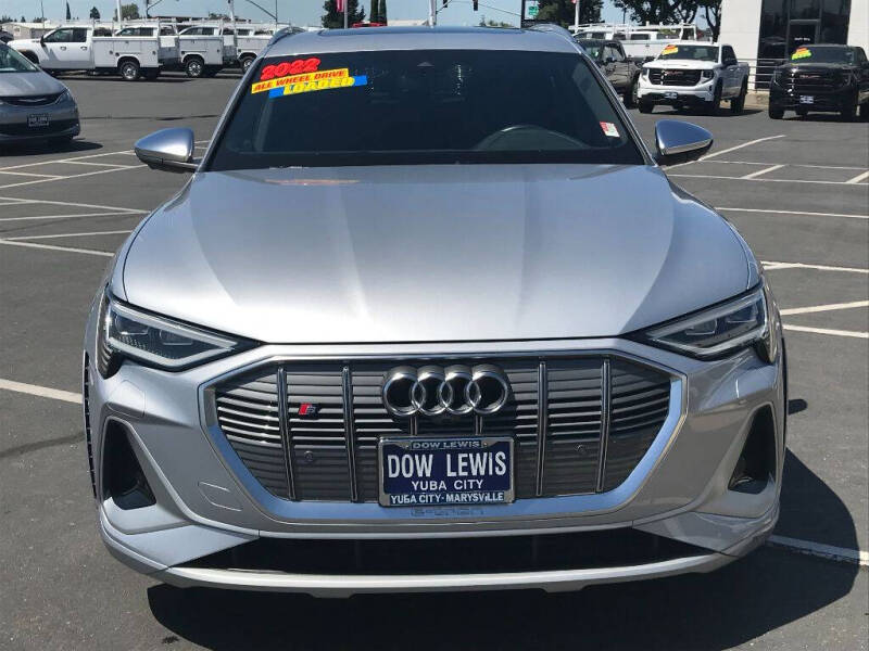 Used 2022 Audi e-tron S Premium Plus with VIN WA1ACBGE3NB043262 for sale in Yuba City, CA