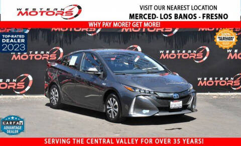 2021 Toyota Prius Prime for sale at Western Motors Los Banos in Los Banos CA