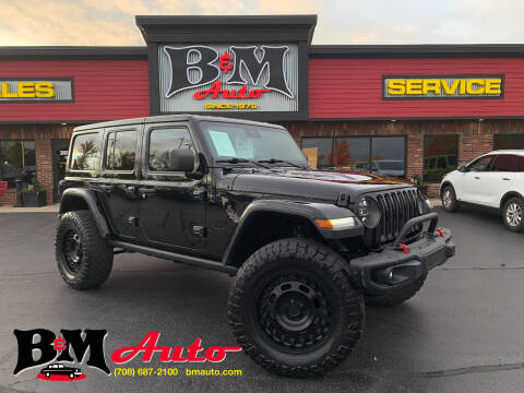 2021 Jeep Wrangler Unlimited for sale at B & M Auto Sales Inc. in Oak Forest IL