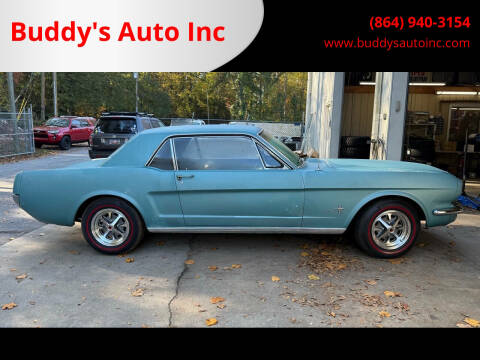 1966 Ford Mustang for sale at Buddy's Auto Inc 1 in Pendleton SC