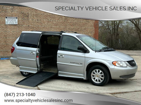 2002 Chrysler Town and Country for sale at SPECIALTY VEHICLE SALES INC in Skokie IL