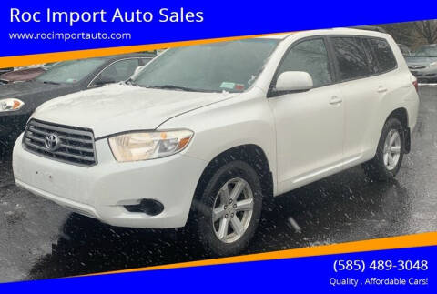 2010 Toyota Highlander for sale at Roc Import Auto Sales in Rochester NY