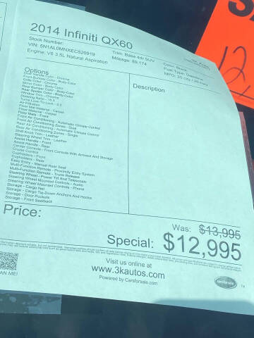 2014 Infiniti QX60
