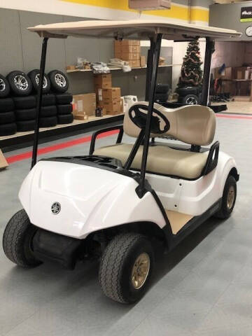2018 Yamaha Gas Golf Car - White for sale at Curry's Body Shop in Osborne KS