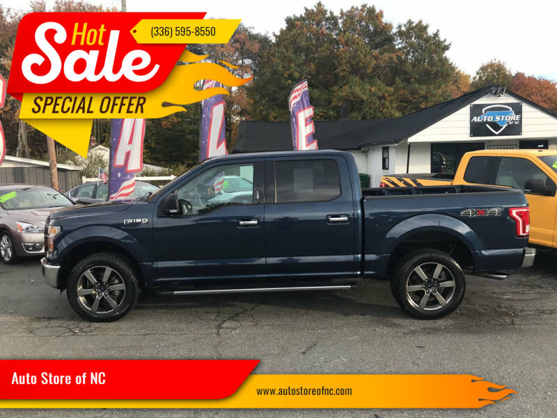 2016 Ford F-150 for sale at Auto Store of NC in Walkertown NC