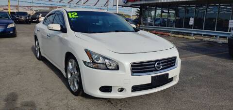 2012 Nissan Maxima for sale at I-80 Auto Sales in Hazel Crest IL