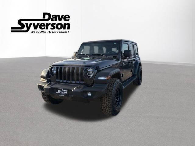 2020 Jeep Wrangler Unlimited for sale at Dave Syverson Auto Center in Albert Lea MN