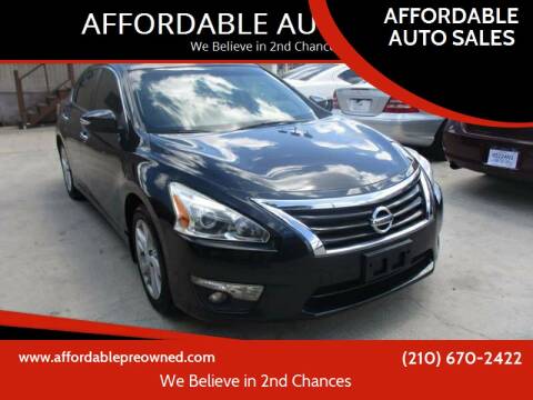 2013 Nissan Altima for sale at AFFORDABLE AUTO SALES in San Antonio TX