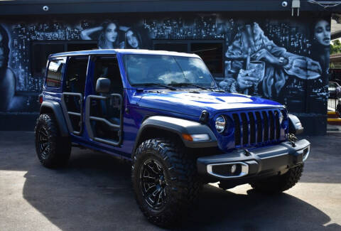 2020 Jeep Wrangler Unlimited for sale at STS Automotive - MIAMI in Miami FL