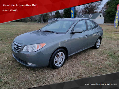 2010 Hyundai Elantra for sale at Riverside Automotive INC in Aberdeen MD