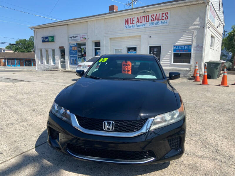 2013 Honda Accord for sale at Nile Auto Sales in Greensboro NC