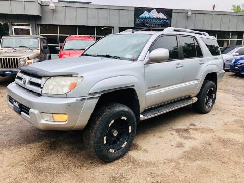 2003 Toyota 4Runner for sale at Rocky Mountain Motors LTD in Englewood CO
