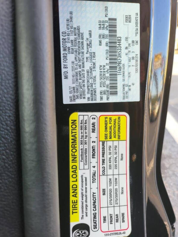 2017 Ford Mustang GT