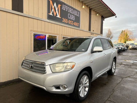 2008 Toyota Highlander Hybrid for sale at M & A Affordable Cars in Vancouver WA