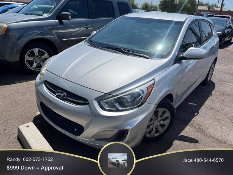 2017 Hyundai Accent for sale at 999 Down Drive.com powered by Any Credit Auto Sale in Chandler AZ