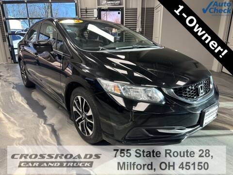 2014 Honda Civic for sale at Crossroads Car & Truck in Milford OH