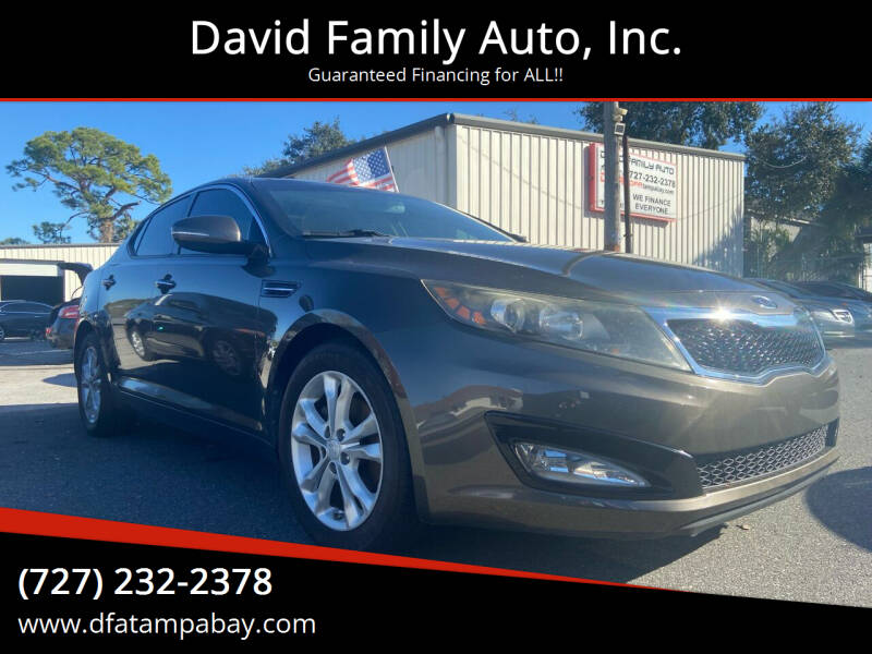 2012 Kia Optima for sale at David Family Auto, Inc. in New Port Richey FL