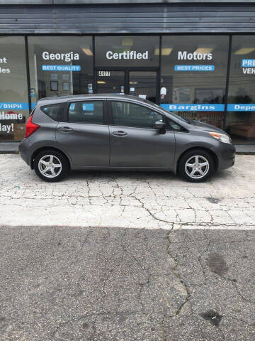 2016 Nissan Versa Note for sale at Georgia Certified Motors in Stockbridge GA