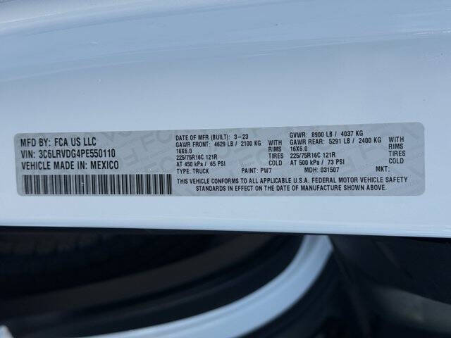 2023 RAM ProMaster 2500 159 WB